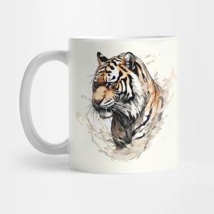 Tiger Japanese Ink painting Mug